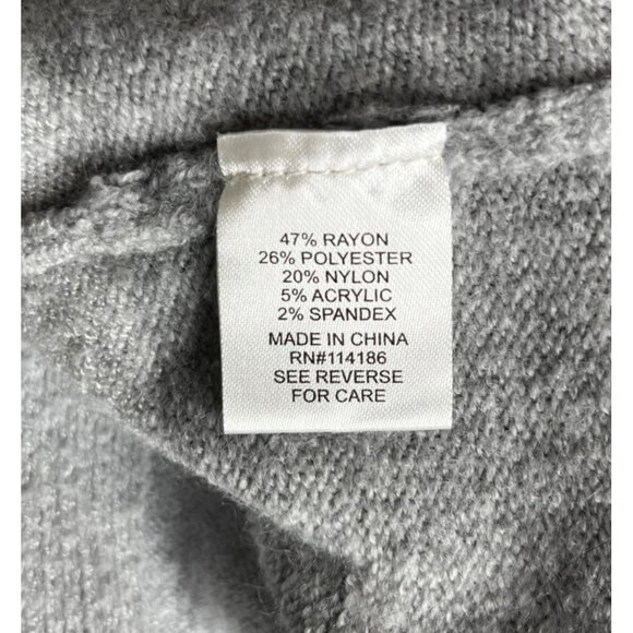 Peyton Primrose Long Cardigan Sweater Womens Small Gray Soft Warm - Picture 8 of 8